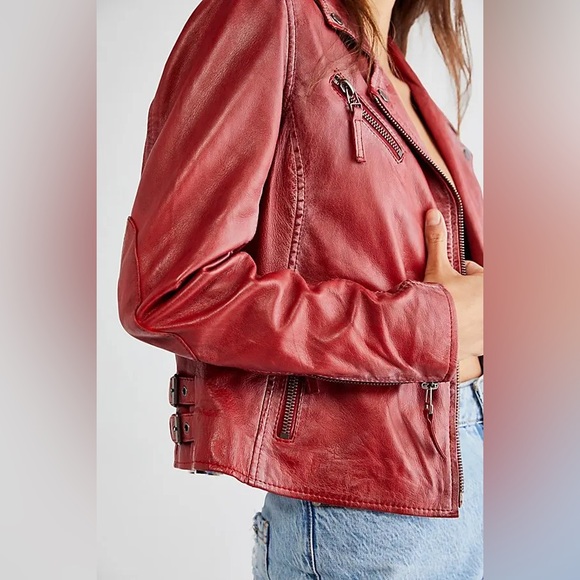 Mauritius Leather Christy Moto Jacket - Picture 9 of 10